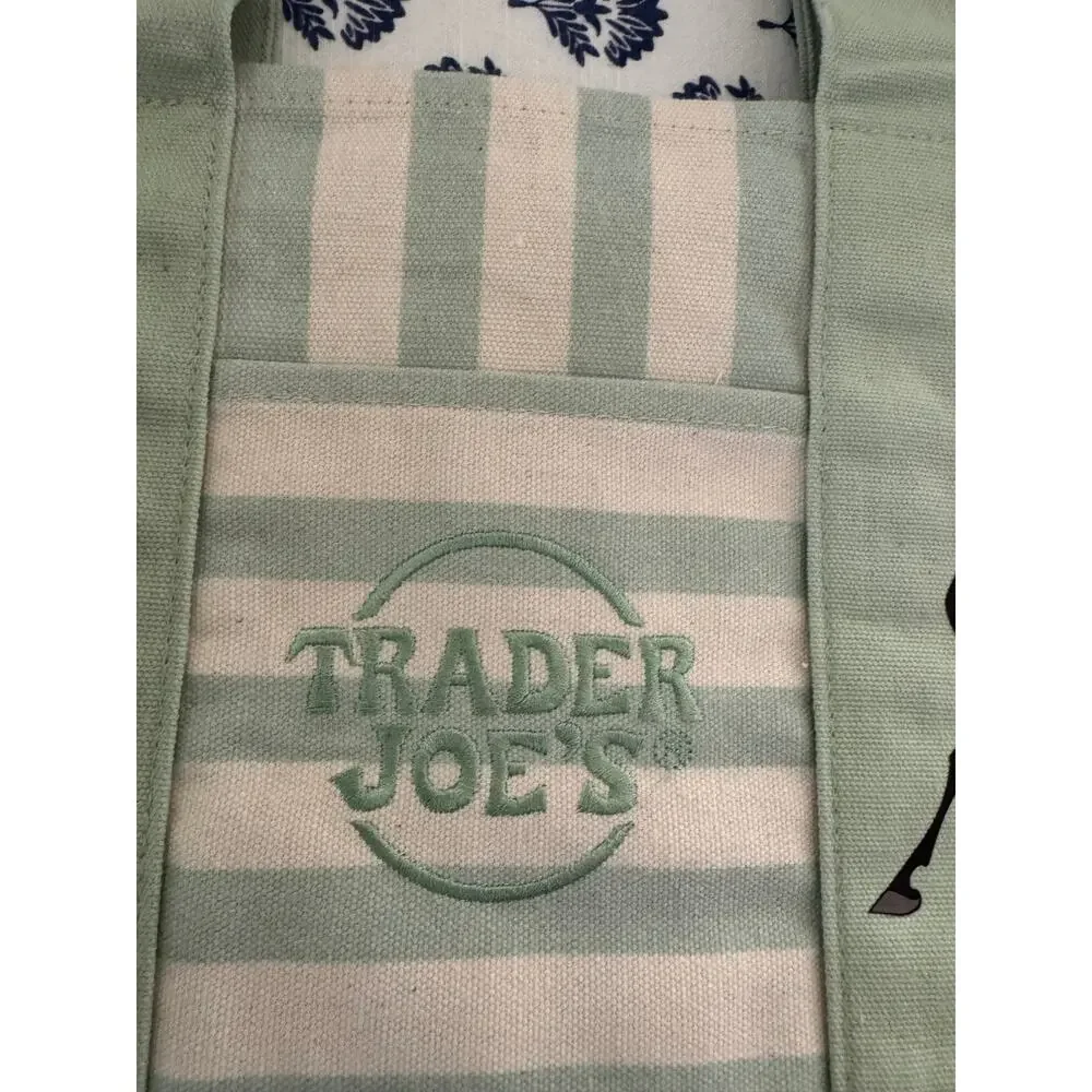 Disney Mulan Double Sided Striped Custom Made Trader Joes Mini Tote